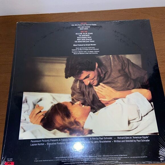 Vintage American Gigolo soundtrack still in plastic vinyl record - Picture 3 of 4